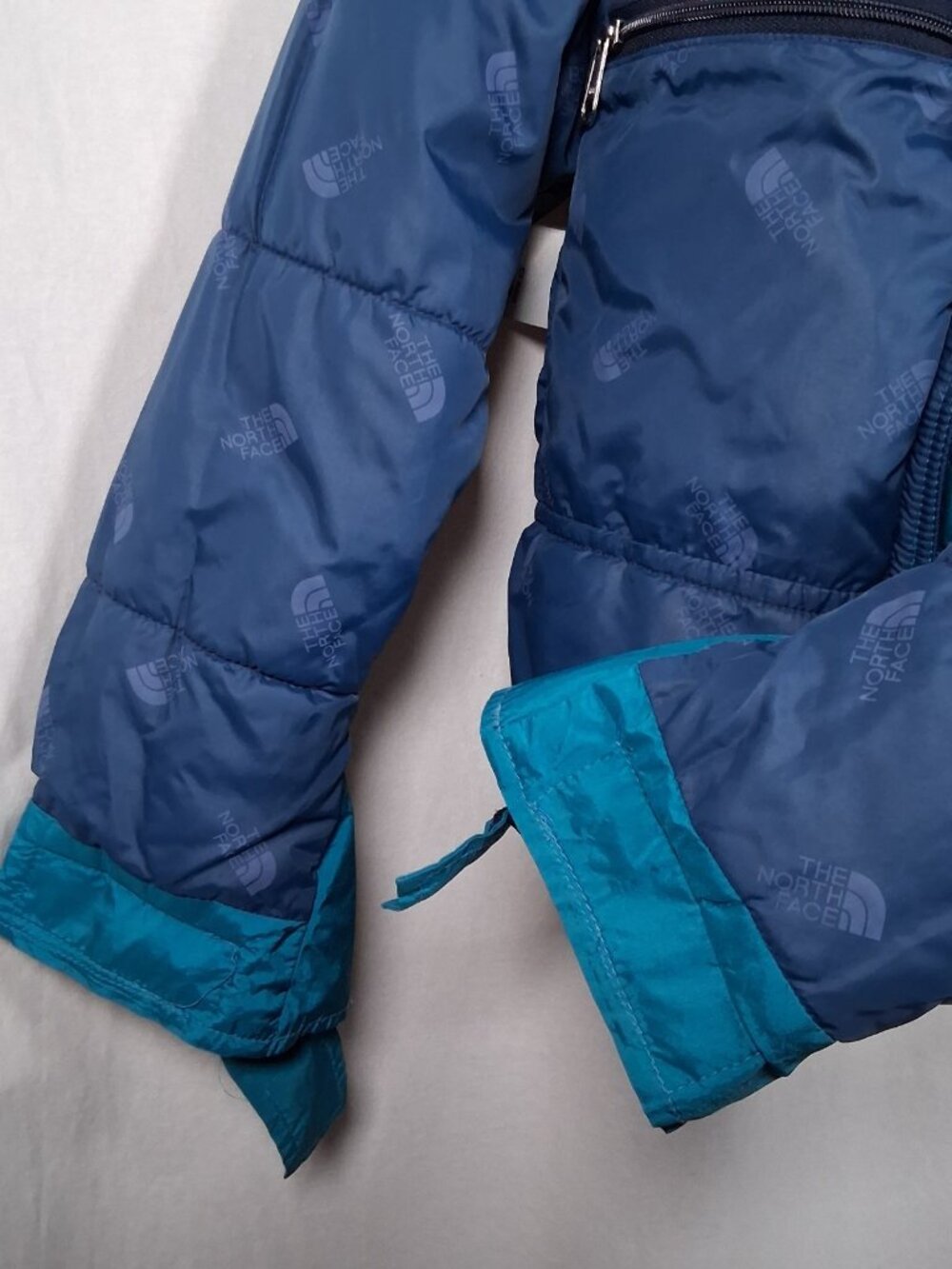 Vintage 1990s North Face Extreme Jacket Women 10 Snow Ski Blue Gore Tex Winter - Picture 10 of 16